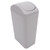Garneck Shake Lid Trash Can Waste Paper Basket Small Trash Can Narrow Garbage Bucket Bedroom Wastebasket Garbage Bin Bedroom Touchless Trash Can Kitchen Bin Trash Bin Office Plastic Nordic
