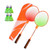 Light up Badminton Rackets Set, Training LED Badminton Racket and Shuttlecocks, Badminton Rackets Set of 2-2 Shuttlecocks for 2 Players, Nylon Badminton Racquet Set for Colorful Luminous Backyard Ga