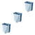 MAGICLULU 3pcs Garbage Can Gallon Kitchen Bin Car Trash Cans Hanging Trash Can Trash Can for Car Rv Trash Can Car Trashcan Office Trashcan Garbage Bucket Rubbish Bin Fold Trash Bin