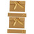 TEHAUX 100 Pcs European Envelope Parchment Paper Envelope Card Pocket Invitation Card Envelopes Retro Envelopes Earrings Packing Bags Envelope with Bow Writing Paper Ribbon Vintage