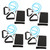 Unomor 4 Sets Fitness Resistance Band Bands for Working Out Exercise Tubes Resistance Training Bands Workout Bands Resistance Muscle Exercise Rope excersing Equipment Plastic Suite Sports
