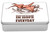 Ambesonne Hope Tin Box, Hands Holding an Origami Crane with a Miracles Happen Everyday Words, Portable Rectangle Metal Organizer Storage Box with Lid, 7.2" X 4.7" X 2.2", Pale Orange Brown White