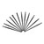 Balacoo 12pcs Eyeliner Brush Eye Shadow Brush Eyeshadow Angled Liner Brush Eye Makeup Brush Brow Brush Angled