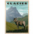 Glacier National Park - Where The Bighorn Sheep Roam, Vintage Travel Poster - Premium 500 Piece Jigsaw Puzzle for Adults