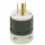 Leviton Grounding Plug Indust. 15 Amp 2 Pole, 3 W Nema 5-15 Pole Csa B/W Carded