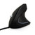 LylGs USB Wireless Wired Vertical Mouse Optical Ergonomic Mouse for Laptop, Computer, Adjustable Sensitivity 1000/1600/2400/3200 DPI, Black (Wired)