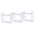 Zerodeko 3pcs Kitchen Storage Rack Commodity Shelf Cruet Supporter Bathroom Storage Rack Spice Storage Rack Kitchen Storage Shelf Double-Deck Storage Shelf Castor Plastic White Toilet Rack