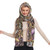 Augenstern Hooded Scarf With Pockets Scissors-beautician Warm Long Hooded Scarf with Mittens