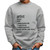 Artist Definition Art Cool Gift Idea Mens Funny Joke Birthday Grey White Muticolor Unisex Sweatshirt