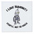 3dRose Cute Funny AI Robot I Love Humanity, People not so Much Satire - Quilt Squares (qs-383859-10)