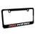 EHAKB 392 HEMI Black Metal License Plate Frame for Challenger, Charger, SRT