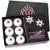 Golfballs.com Montana Grizzlies Gift Set with Black Poker Chips - Blank Balls