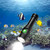 Scuba Diving Flashlight 10000 Lumen Diving Light, IPX8 Waterproof Snorkeling Light Rechargeable, 3 Modes Submarine Flashlight, Professional Underwater LED Flashlight for Deep Sea Cave, Diving (A)