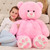 Tezituor Giant Teddy Bear Stuffed Animals Plush Toys, 43 Inch Big Teddy Bear with Cute Footprint, Large Pink Teddy Bear Christmas Valentine's Day Gift for Boys Girls