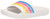 Roxy Women's Slippy LX Slide Sport Sandal, White/Rainbow, 8