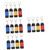 Yardwe 16 Pcs Mini Flashlight Mini Keychain Flashlight USB Rechargeable Flashlight Rechargeable Flashlights Key Fob Rechargeable Keychain Flashlight Rechargeable Led Keychain Flashlight