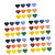 TEHAUX 60 Pcs Heart Bookmark Page Corner Page Maker Book Marker Clip Corner Page Bookmark Heart Shaped Bookmark Book Accessories Student Read Marker Book Binder Heart-Shaped Leather Miss