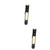 Homoyoyo USB Rechargeable Work Light 2pcs Flashlight Work Light 90 Degree Rotary Clip to Rotate Handheld Handheld Torch