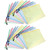 STOBOK 20 Pcs Grid File Bag Office Envelop File Pocket Poly Envelope Folder Clear Envelope Folder Plastic Document Folder Portable Document Holder A4 Envelopes Zipper File Folder PVC A3