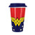 Paladone Wonder Woman Travel Mug-Ceramic Travel Mug - Officially Licensed Product 12oz