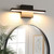 Lonrukat LED Bathroom Vanity Light Bar,Dimmable Black Bathroom Light Fixture,Modern Wall Sconce for Over Mirror,Bedroom Living Room