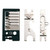 Multi-Function Bicycle Repair Multi Tool Kit Cycling Maintenance Spoke Cycling Screwdriver Tool Portable Practical Metric Repair Tool Kit Screwdriver Set for Road and Mountain Bike