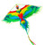 Kaidenic 57inch Parrot Kite with Flying Lines Easy to Fly for Kids and Adults (Green)