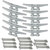 VEITHI Dock Cleats 6 inch 10 Pack - Hot Dipped Galvanized Boat Cleats, Rope Cleat, Anchor Line Cleat, Boat Dock Cleats Ideal for Boat Docks, Decks, Piers for Tying up Boats, Kayaks, Marine Decor