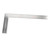 Yardenfun Square Construction Ruler Woodworking Measure Tool Metal Measuring Ruler Carpentry Marking Ruler Metal Woodworking Ruler L Shaped Ruler Stainless Steel Angle Ruler Thicken