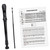 ERINGOGO 8 Beginner Recorder Plastic Soprano Recorder Professional Flute Descant Soprano Recorder Flute Alto Recorder German Soprano Recorder Traditional Flute Translucent Abs
