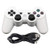 Tidoom PS3 Controller Wireless Bluetooth Six Axis Dualshock Game Controller Compatible for Playstation 3 Dualshock 3 with Charging Cable White