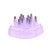 FOMIYES 5 pcs scalp hair comb scalp oil applicator massager root comb applicator scalp serum hair growth oil applicator Hair Scalp Massager Brush scalp comb purple hair conditioner liquid