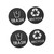 Cabilock 8 Pcs car Garbage bin car trashcans car Flag Trash bin Labels Recycling Stickers Trash and Recycle Stickers self-Adhesive Recycle Decal Recyclable Sign Stickers Applique The Sign