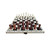 DEMYA International Chess Set Wood Chess Set Professional Portable Chessboard Game with Chess Pieces 11.8x11.8inch