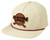Custom Leather Patch 5 Panel Grandpa Rope Hat Adjustable Snapback - Engravable Leather Patch for Business Logo or Image (Tan Brown)