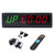 BTBSIGN Workout Timer Wall Interval Clock Count Down/Up Stopwatch with Remote (1.8inch Green and Red)