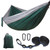 HUHJYUGE Outdoor Camping Hammock, Portable Ultralight Travel Hammocks, Breathable Nylon Parachute Hammock, with Tree Straps and Carabiners, for Hiking Backpacking (A)