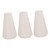 IMIKEYA 3pcs Origami Ceramic Vase Vases Small Vase Tall Vase Ceramic Flower Jug Tabletop Centerpiece Vase European Ceramic Floral Vase White Minimalist Flower Arrangement Ceramics Office