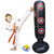 GKH2 Foldable Inflatable Punching Bags, 63in Freestanding Boxing Punch Bag for Kids, Taekwondo, Karate Tumbler Column Sandbag, Boxing Toy with a Free Foot Air Pump