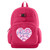 Let's Make Memories Personalized Kids Backpack with Lunch Box (Optional) - Pink, Hearts