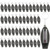 Halloscume 48 Pcs 4 in 1 Emergency Survival Function Whistle, Whistle Compass Magnifier Thermometer Keychain Multifunctional Safety Whistle with Lanyard for Hiking Backpacking Travel Outdoor Survival