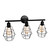 Tangkula 3-Light Industrial Bathroom Vanity Light, Metal Cage Wall Sconces, Vintage Wall Lamp Light Fixture for Bathroom, Vanity Table, Hallway (Black) Tangkula 3-Light Industrial Bathroom Vanity Light, Metal Cage Wall Sconces, Vintage Wall Lamp Light Fixture for Bathroom, Vanity Table, Hallway (Black)