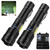 bailinghai Flashlights High Lumens Rechargeable, 900,000 Lumen LED Super Bright Flashlight with 7 Light Modes, IPX6 Waterproof, Powerful Handheld Flash Light for Home Camping Emergencies (Black)