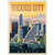 Mexico: Mexico City, Vintage Poster - Premium 1000 Piece Jigsaw Puzzle for Adults