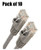 iMBAPrice 10' Cat5e Network Ethernet Patch Cable, 10 Pack, Gray (IMBA-CAT5-10GY-10PK)