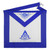 RIAZ IMPEX Masonic FREEMASON PAST Master Mason Square & Compass Blue APRON - Gift For HIM