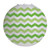 Creative Converting Round Lantern, 12", Chevron Fresh Lime