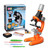 Microscope Accessories kit Slide Preparation camer Zoom Microscope Biology Lab LED 1200x School Children Science Experiment Kit Microscope Accessories (Color : 1013A-1 Orange)