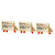 Toyvian 3pcs Abacus Stand Counting Beads Toy Chinese Abacus Toy Math Learning Toys Brain Toy Kids Calculator Toy Preschool Abacus Toys for Kids Multifunction Child Teaching Aids Wooden