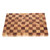 MAGICLULU Wood Cutting Board Chopping Board Butcher Block Meat Fruit Vegetable Chopping Board with Checkerboard Pattern Serving Tray for Meat Bread Fruits